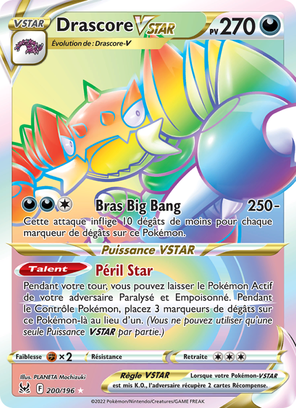 Drascore VSTAR 200 — Origine Perdue (French Pokémon TCG card)
