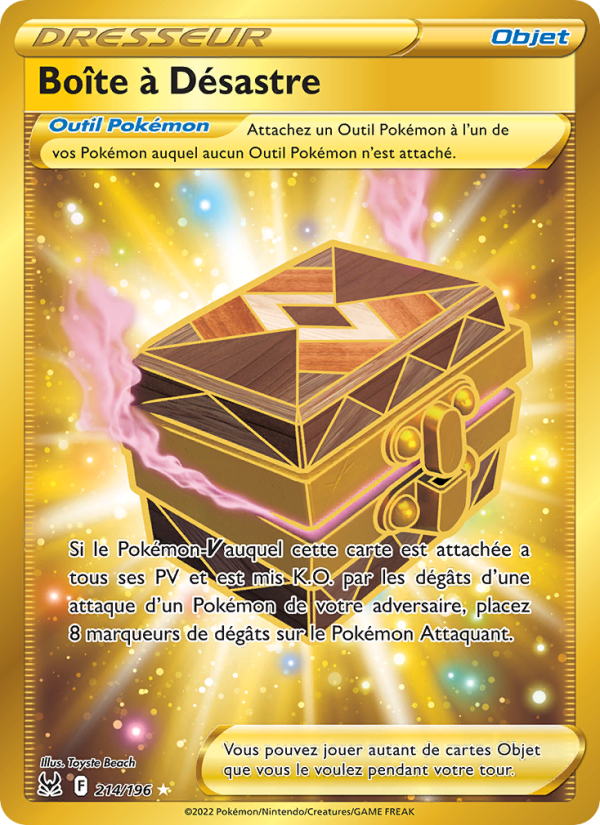 Boîte à Désastre 214 — Origine Perdue (French Pokémon TCG card)