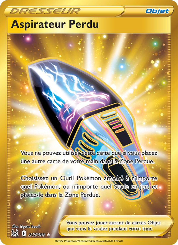 Aspirateur Perdu 217 — Origine Perdue (French Pokémon TCG card)