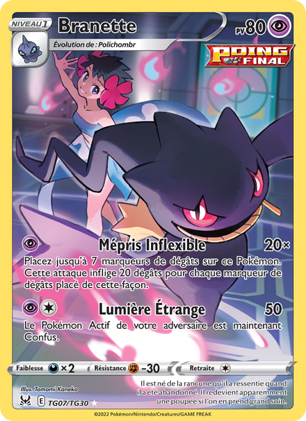 Branette TG07 — Origine Perdue (French Pokémon TCG card)