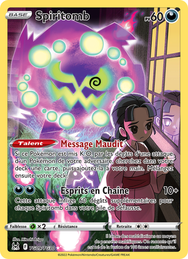 Spiritomb TG09 — Origine Perdue (French Pokémon TCG card)