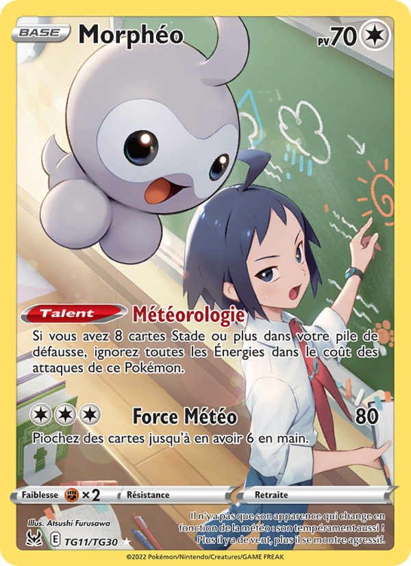 Morphéo TG11 — Origine Perdue (French Pokémon TCG card)