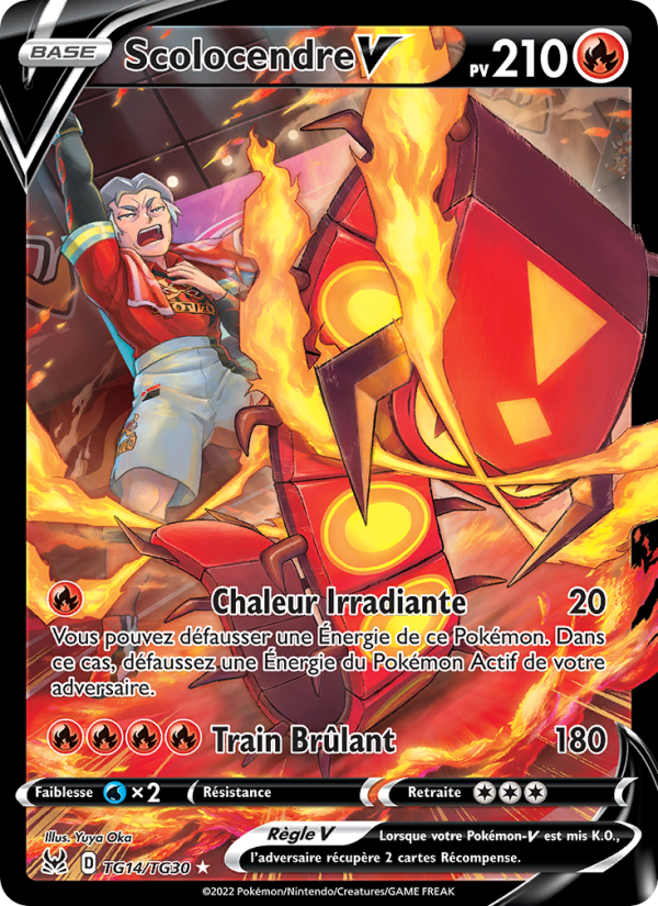 Scolocendre V TG14 — Origine Perdue (French Pokémon TCG card)
