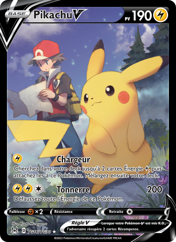 Pikachu V TG16 — Origine Perdue (French Pokémon TCG card)