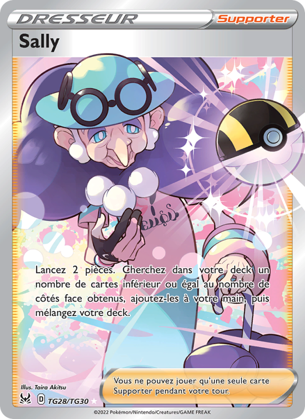 Sally TG28 — Origine Perdue (French Pokémon TCG card)