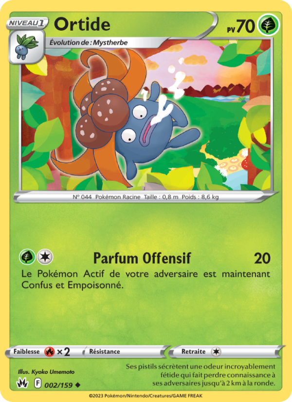 Ortide 002 — Zénith Suprême (French Pokémon TCG card)