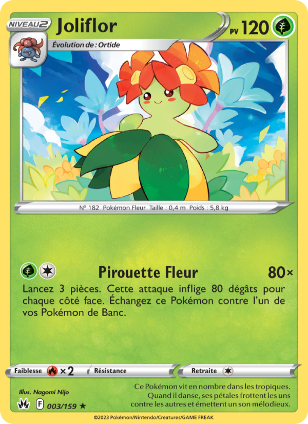 Joliflor 003 — Zénith Suprême (French Pokémon TCG card)