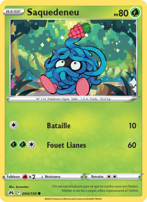 Saquedeneu 004 — Zénith Suprême (French Pokémon TCG card)