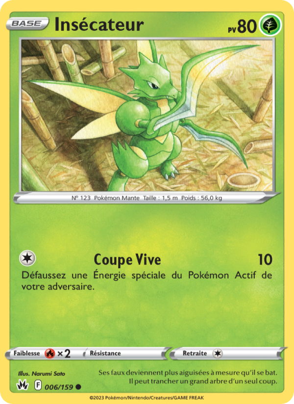 Insécateur 006 — Zénith Suprême (French Pokémon TCG card)