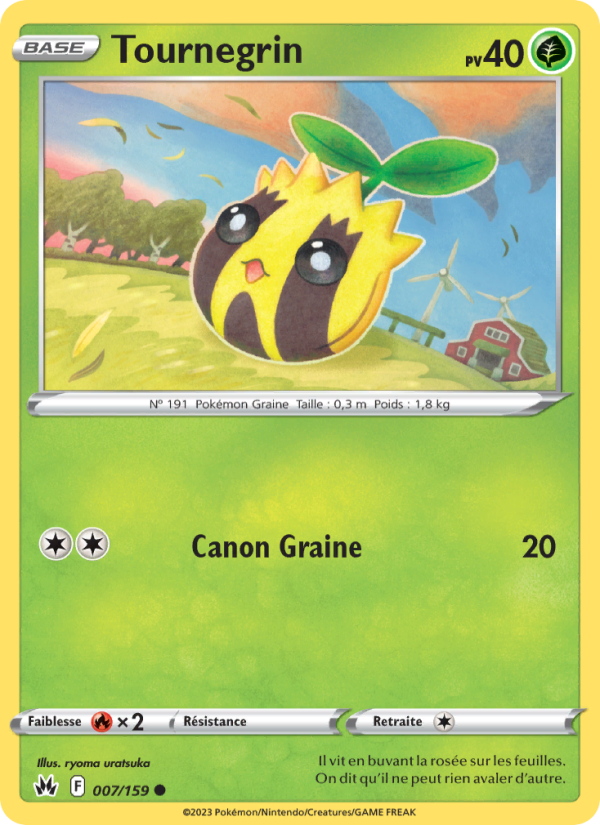 Tournegrin 007 — Zénith Suprême (French Pokémon TCG card)