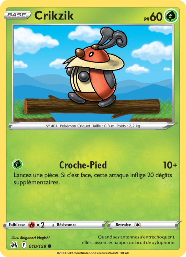 Crikzik 010 — Zénith Suprême (French Pokémon TCG card)