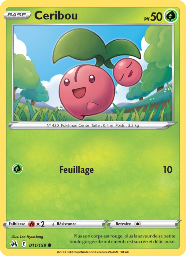 Ceribou 011 — Zénith Suprême (French Pokémon TCG card)