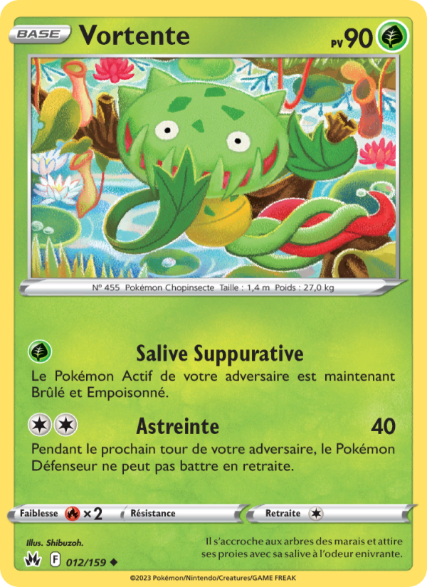 Vortente 012 — Zénith Suprême (French Pokémon TCG card)