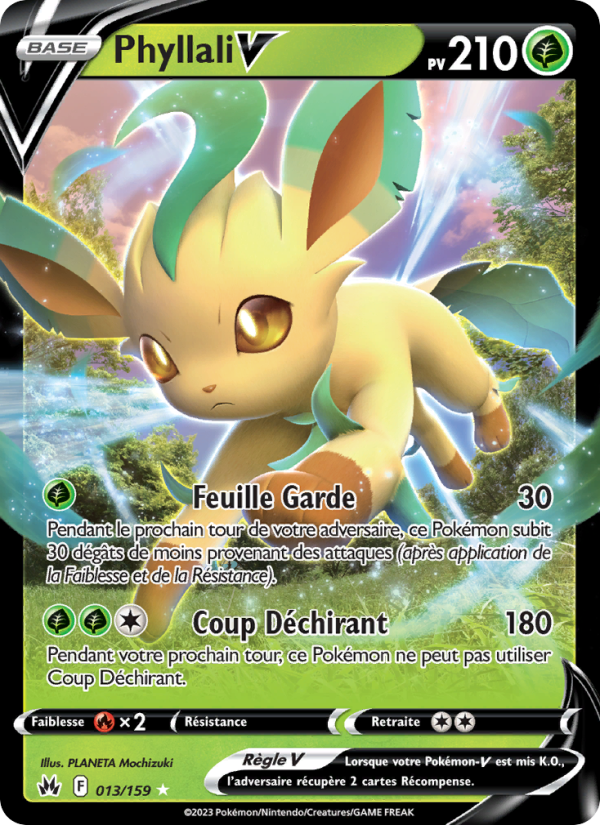 Phyllali V 013 — Zénith Suprême (French Pokémon TCG card)