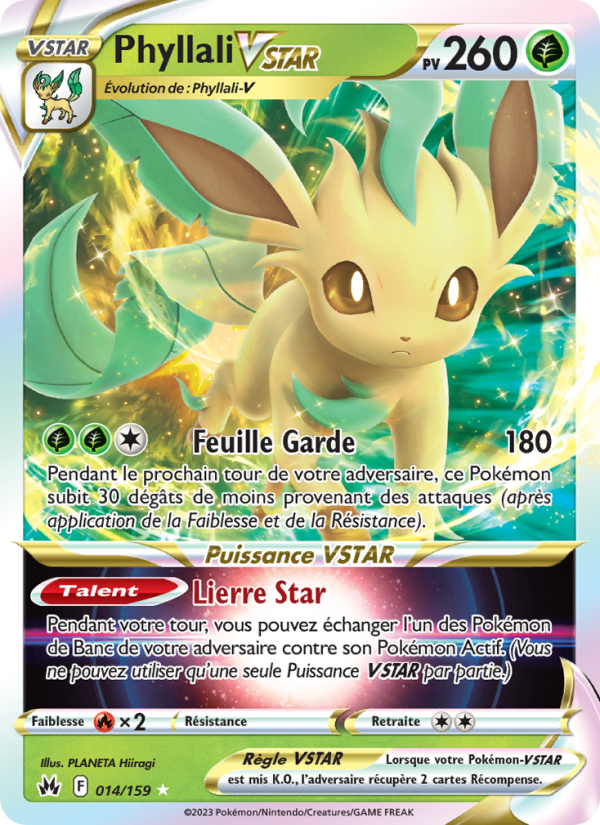 Phyllali VSTAR 014 — Zénith Suprême (French Pokémon TCG card)