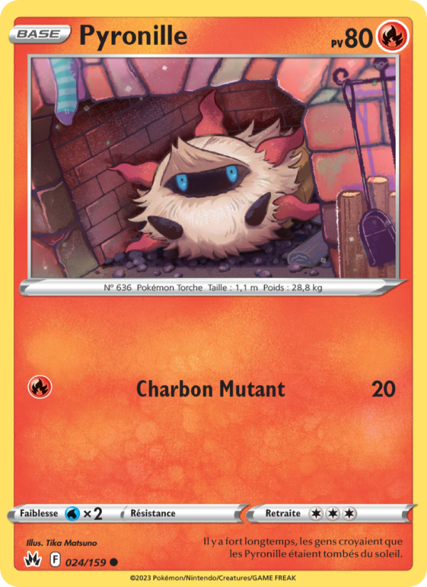 Pyronille 024 — Zénith Suprême (French Pokémon TCG card)