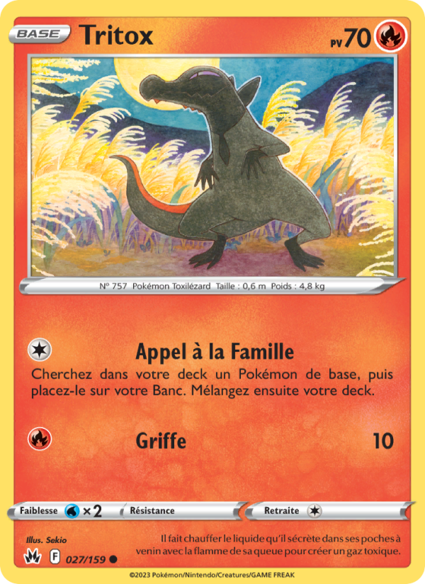 Tritox 027 — Zénith Suprême (French Pokémon TCG card)