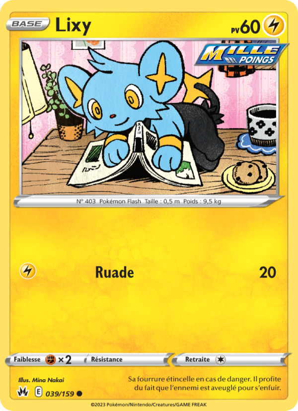 Lixy 039 — Zénith Suprême (French Pokémon TCG card)