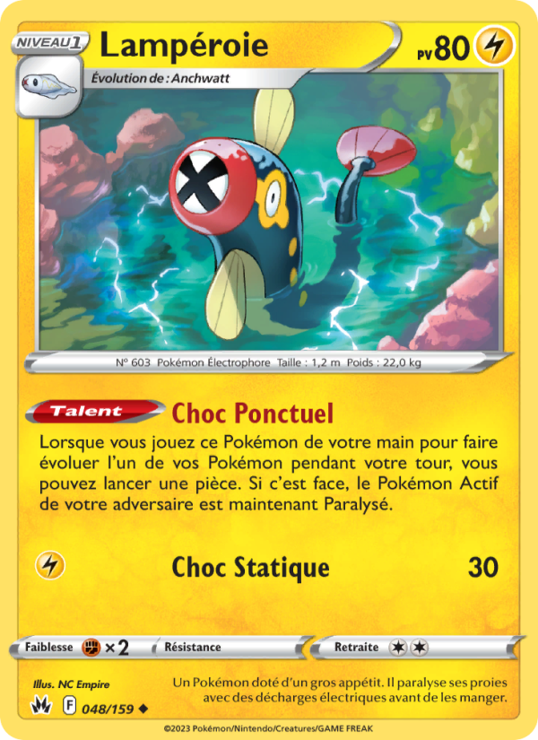 Lampéroie 048 — Zénith Suprême (French Pokémon TCG card)