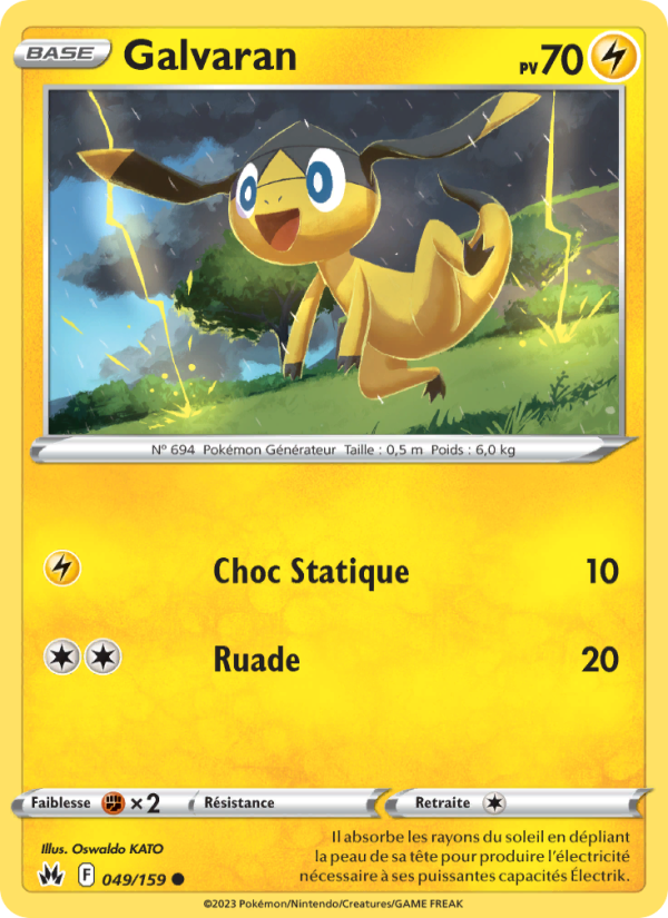 Galvaran 049 — Zénith Suprême (French Pokémon TCG card)