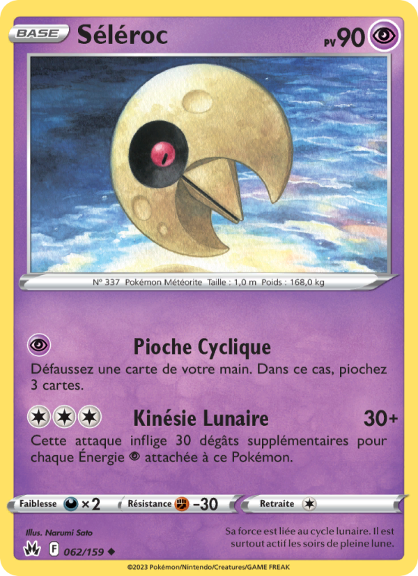 Séléroc 062 — Zénith Suprême (French Pokémon TCG card)
