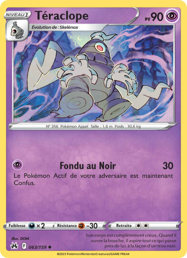 Téraclope 063 — Zénith Suprême (French Pokémon TCG card)
