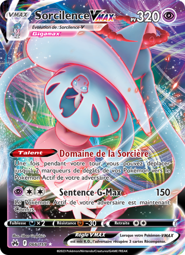 Sorcilence VMAX 066 — Zénith Suprême (French Pokémon TCG card)