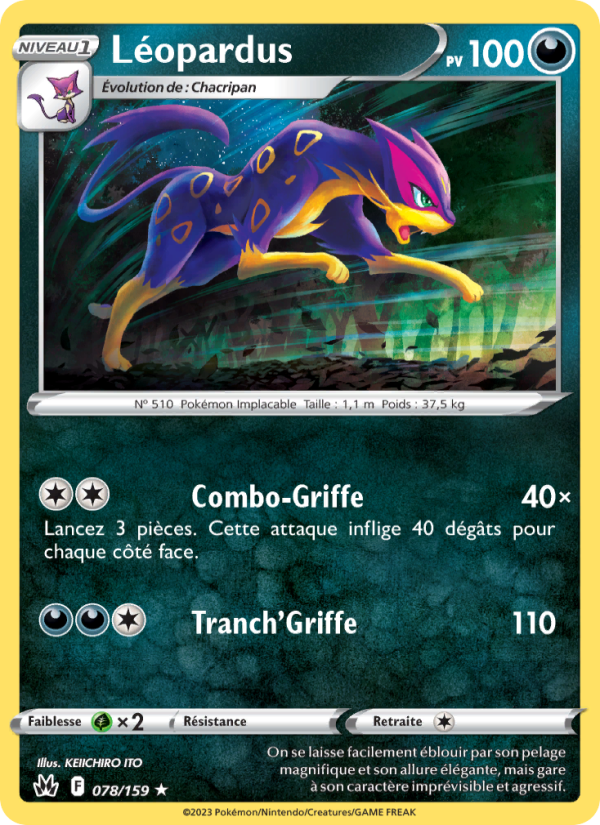 Léopardus 078 — Zénith Suprême (French Pokémon TCG card)