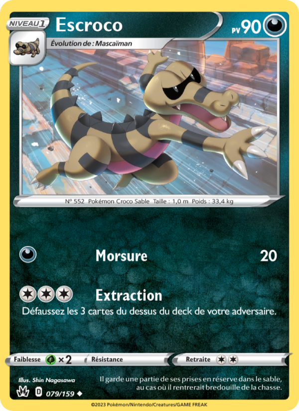 Escroco 079 — Zénith Suprême (French Pokémon TCG card)