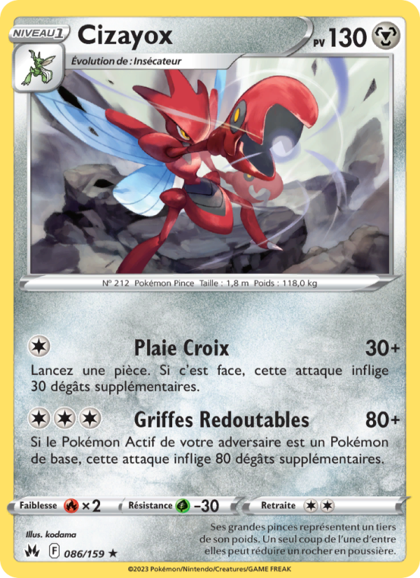 Cizayox 086 — Zénith Suprême (French Pokémon TCG card)