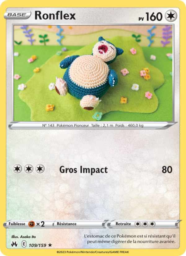 Ronflex 109 — Zénith Suprême (French Pokémon TCG card)