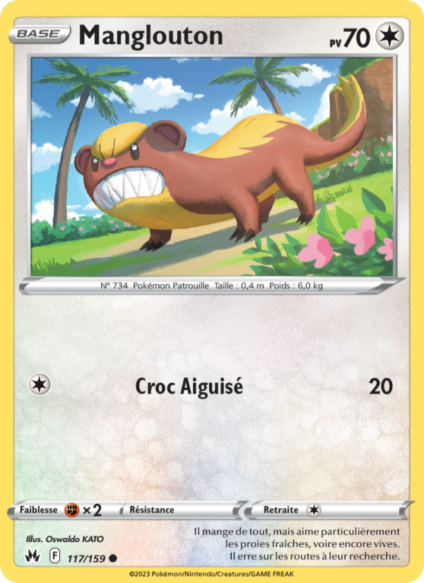 Manglouton 117 — Zénith Suprême (French Pokémon TCG card)