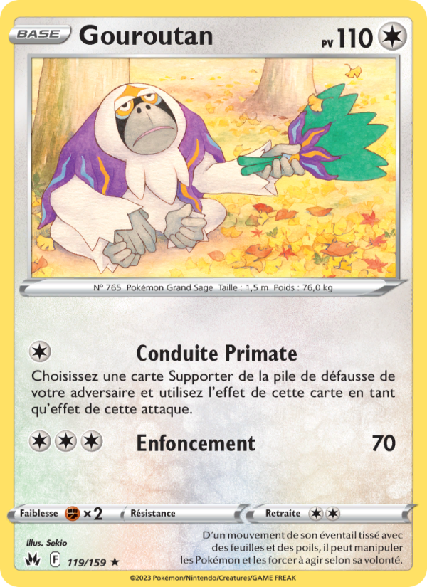 Gouroutan 119 — Zénith Suprême (French Pokémon TCG card)