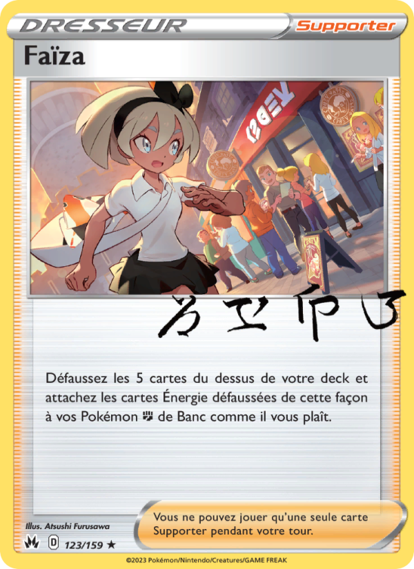 Faïza 123 — Zénith Suprême (French Pokémon TCG card)
