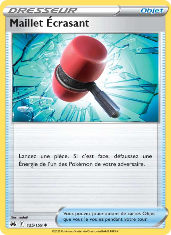 Maillet Écrasant 125 — Zénith Suprême (French Pokémon TCG card)