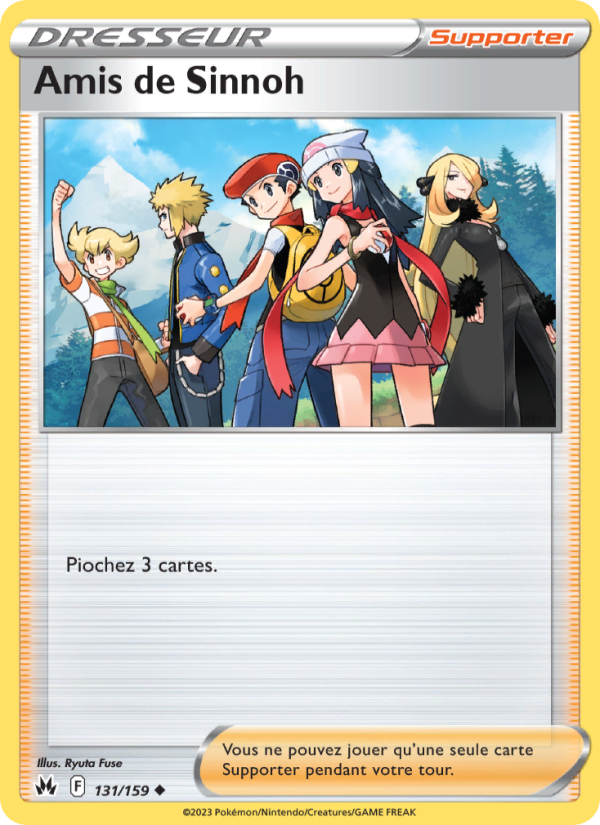 Amis de Sinnoh 131 — Zénith Suprême (French Pokémon TCG card)