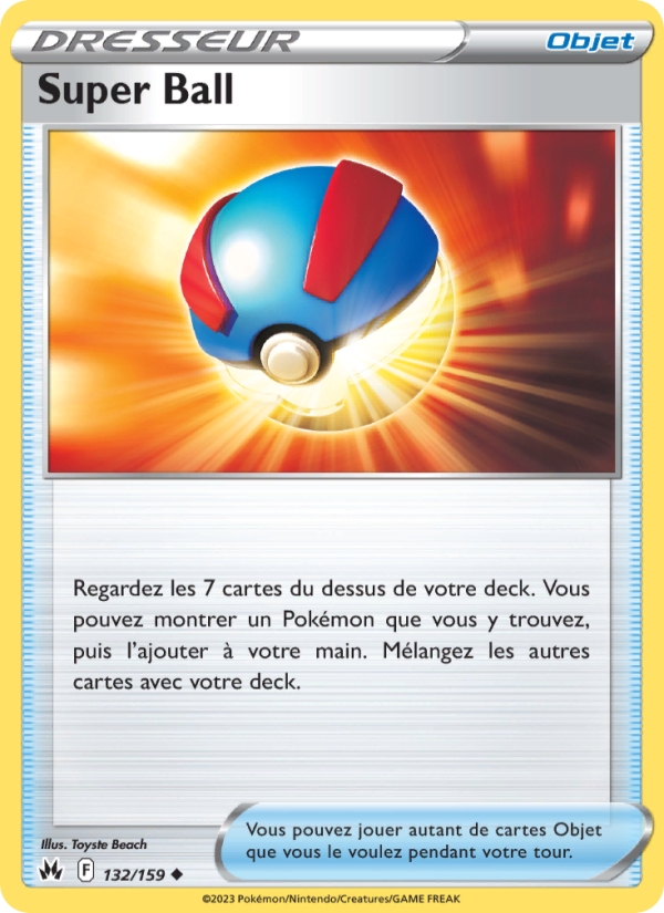 Super Ball 132 — Zénith Suprême (French Pokémon TCG card)