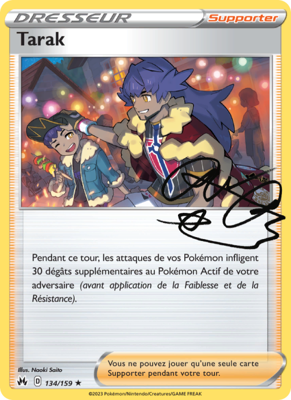 Tarak 134 — Zénith Suprême (French Pokémon TCG card)