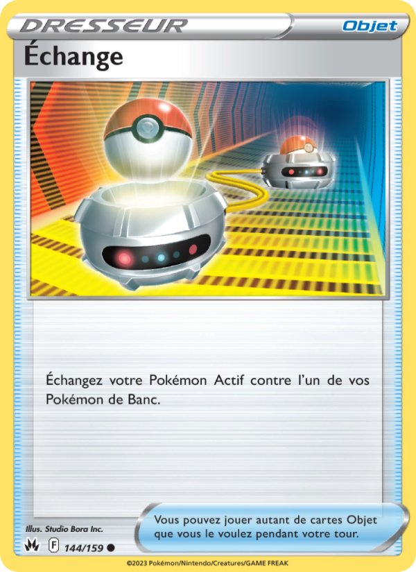 Échange 144 — Zénith Suprême (French Pokémon TCG card)