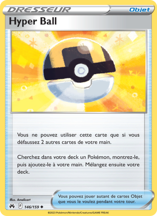 Hyper Ball 146 — Zénith Suprême (French Pokémon TCG card)
