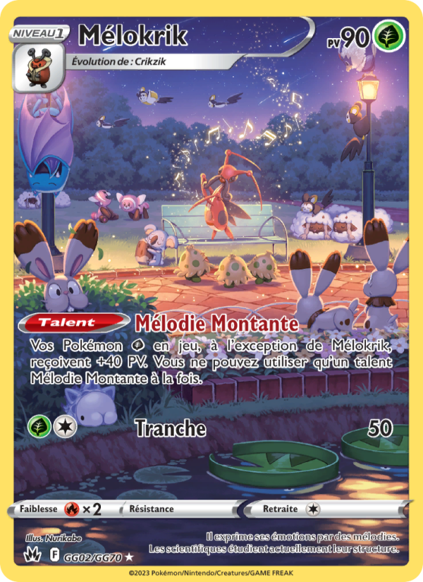 Mélokrik GG02 — Zénith Suprême (French Pokémon TCG card)