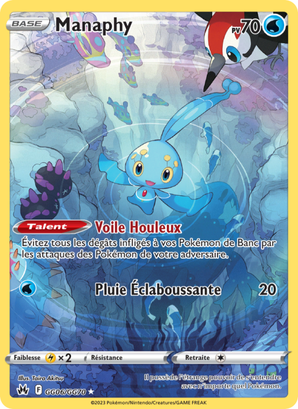 Manaphy GG06 — Zénith Suprême (French Pokémon TCG card)