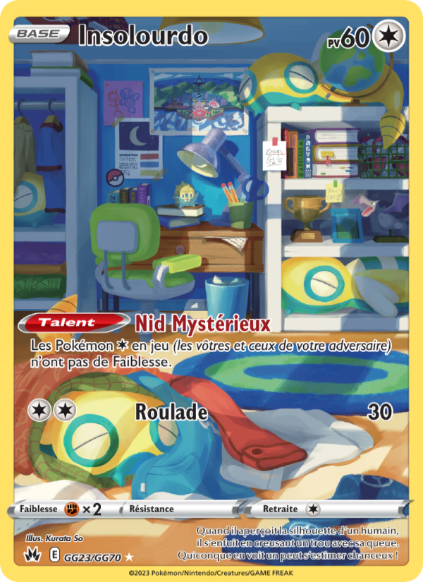Insolourdo GG23 — Zénith Suprême (French Pokémon TCG card)