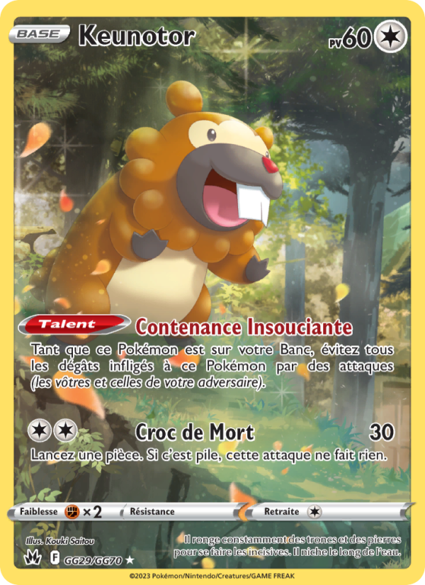 Keunotor GG29 — Zénith Suprême (French Pokémon TCG card)