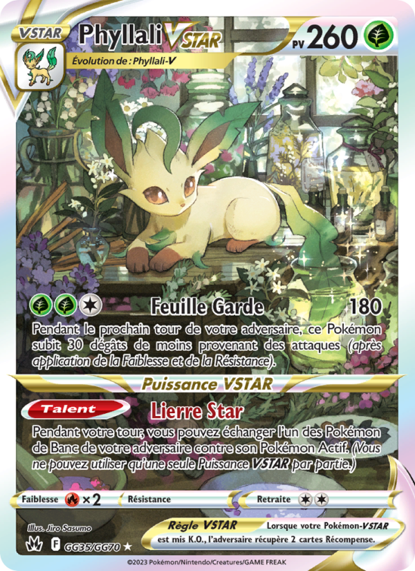Phyllali VSTAR GG35 — Zénith Suprême (French Pokémon TCG card)