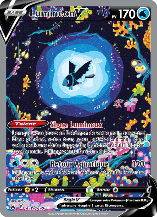 Luminéon V GG39 — Zénith Suprême (French Pokémon TCG card)