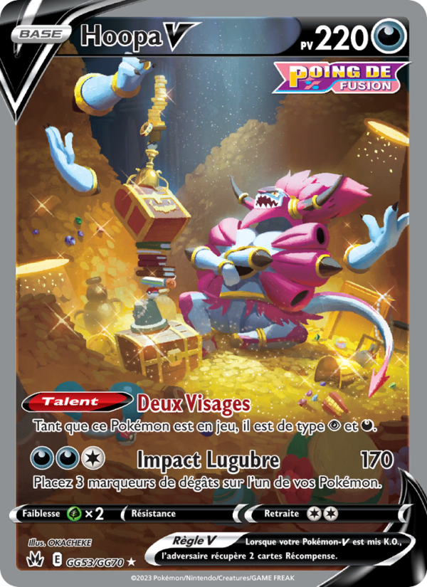 Hoopa V GG53 — Zénith Suprême (French Pokémon TCG card)