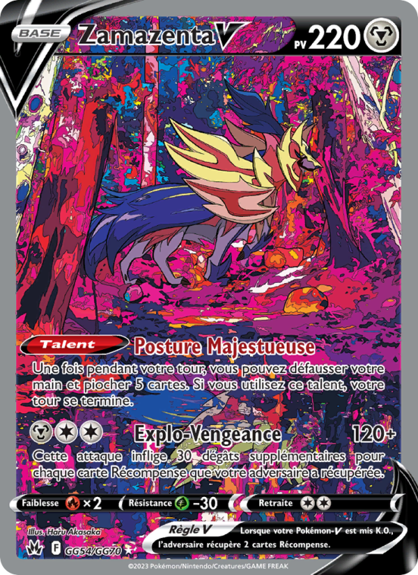 Zamazenta V GG54 — Zénith Suprême (French Pokémon TCG card)