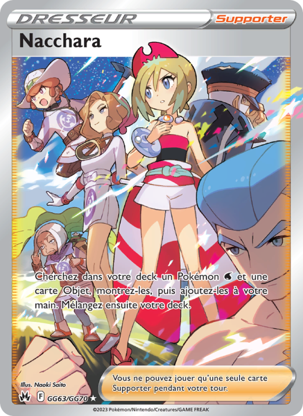 Nacchara GG63 — Zénith Suprême (French Pokémon TCG card)