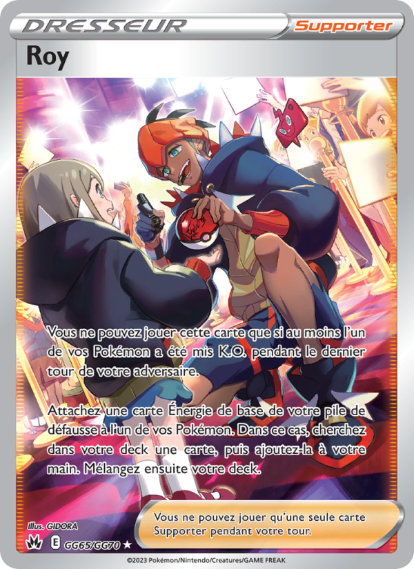 Roy GG65 — Zénith Suprême (French Pokémon TCG card)